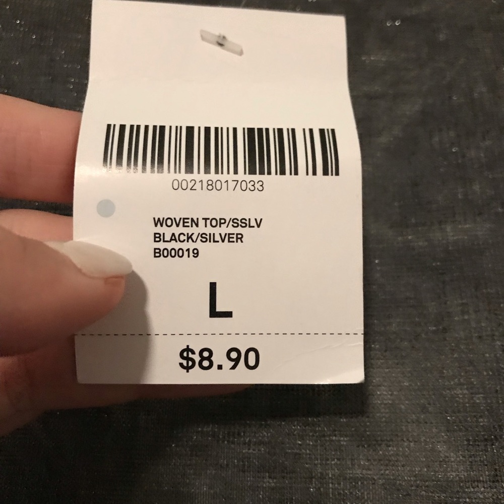 Forever 21 Cropped Metallic Sheer Shirt
